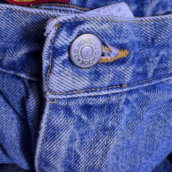 Vintage 90s High Waisted Denim Shorts SZ 16 - Picture 6 of 6